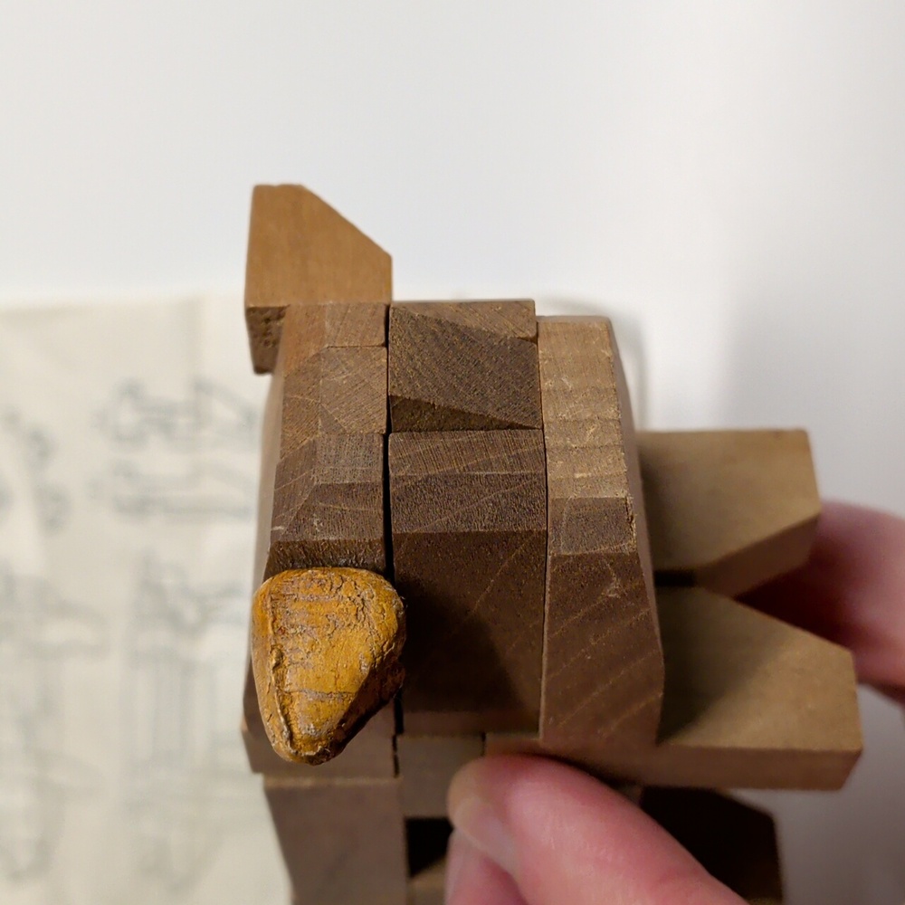 🗝️FREE  Wood Puzzle Pig - Picture 2 of 7